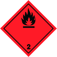 Знак "Газы" - опасные грузы_картинка