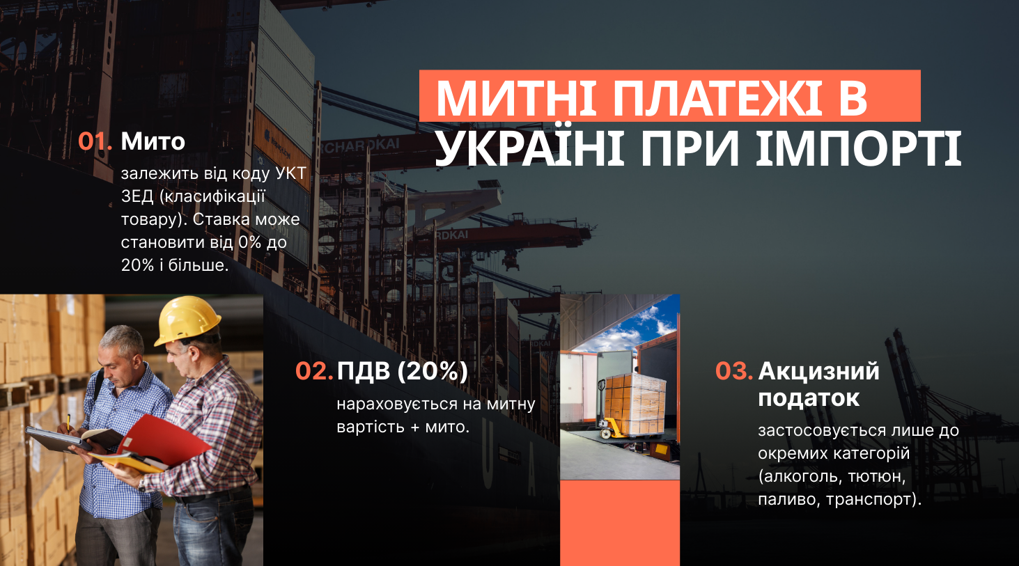 митні платежі, що впливають на вартість доставки з Китаю в Україну